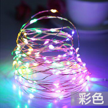 发光鲜花束串灯LED小彩灯礼盒灯串迷你蛋糕装饰闪灯灯笼电子灯芯