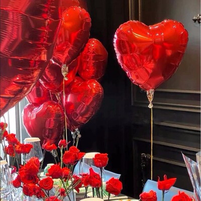 爱心爱心气球18寸红色工厂价