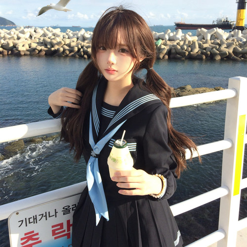 月野家雪令时长袖水手服