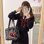 原创设计冬服赤二本秋冬氛围感JK制服 落枫中 月野HOUSE