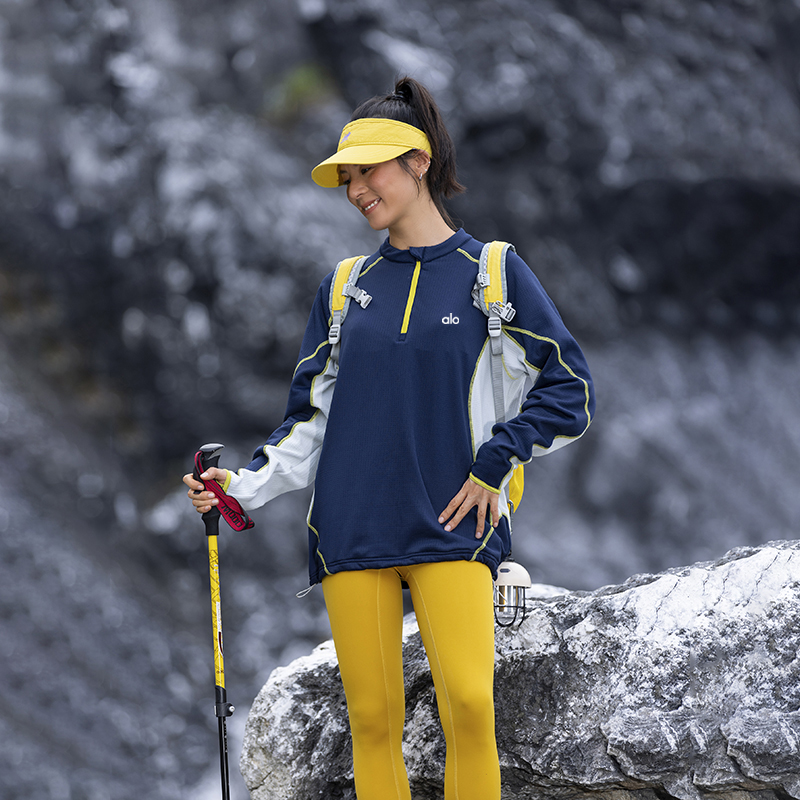 男女同款卫衣户外抓绒衣半拉链