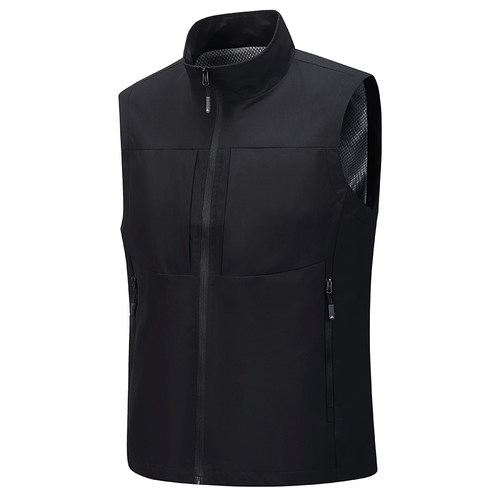 LU家运动户外高端休闲透气马甲男