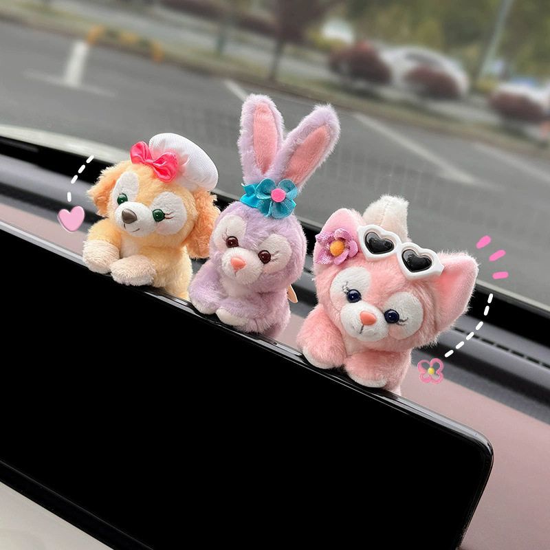 玲娜贝儿车内饰品车载中控屏幕趴趴摆件车内显示屏装饰可爱女礼物