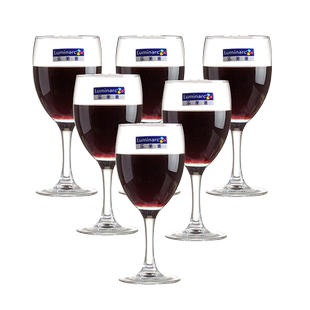 乐美雅红酒杯家用高脚香槟杯6只创意水晶玻璃葡萄酒杯醒酒器套装