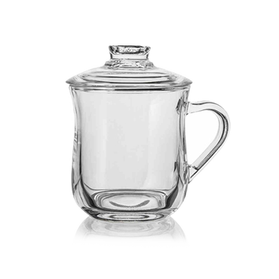 家用喝水玻璃杯子青苹果