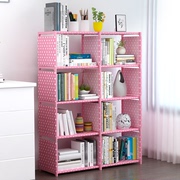 Simple bookshelf shelf floor table bookcase simple modern student children creative combination storage storage cabinet
