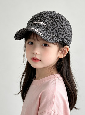 儿童帽子春秋季女童鸭舌帽