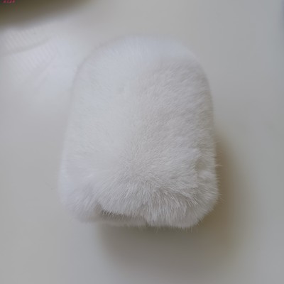 适JBL KMC500 600话筒防风毛毛套小巨蛋话筒防噪毛衣防尘毛毛咪罩