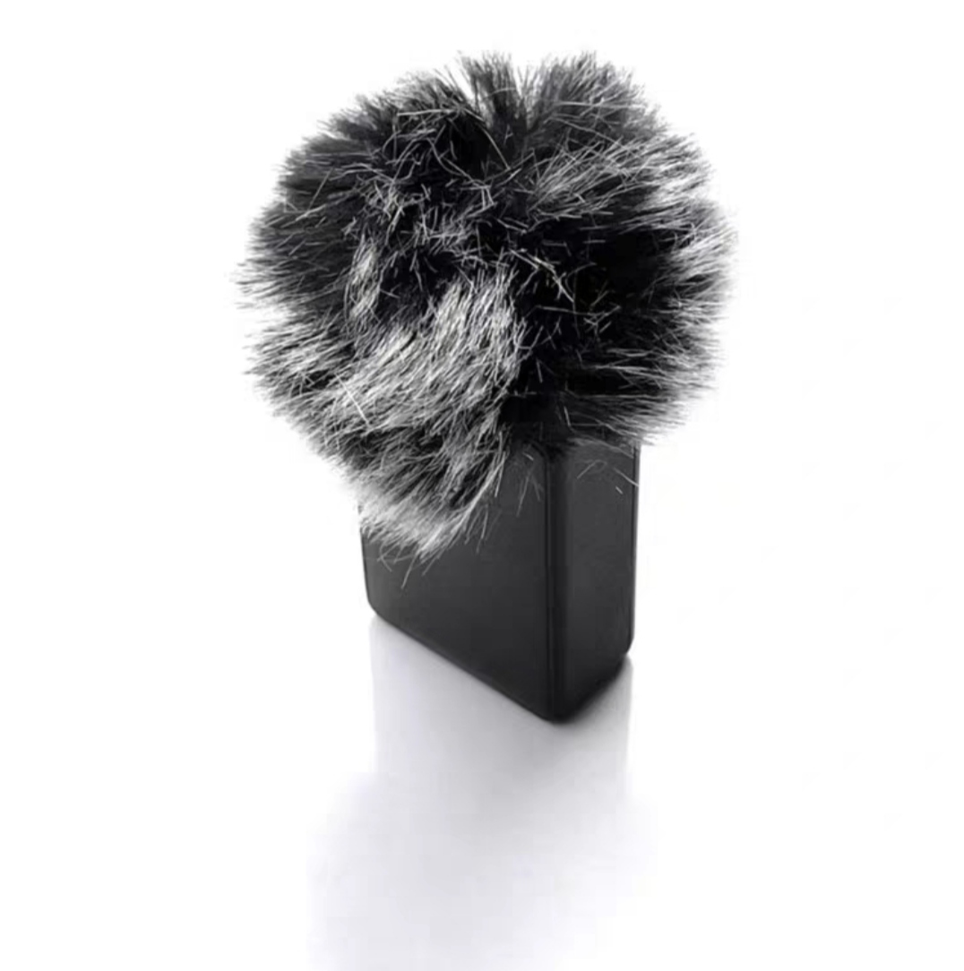 适用大疆DJI Mic一代无线麦克风小蜜蜂防风毛罩防喷毛 球防风毛套