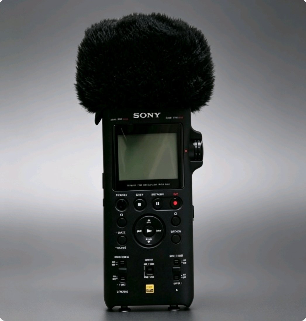适用SONY PCM D-10录音笔降噪毛绒咪罩麦克风防风毛衣咪罩防尘 罩