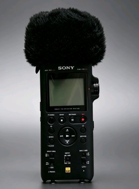 适用SONY PCM D-10录音笔降噪毛绒咪罩麦克风防风毛衣咪罩防尘 罩