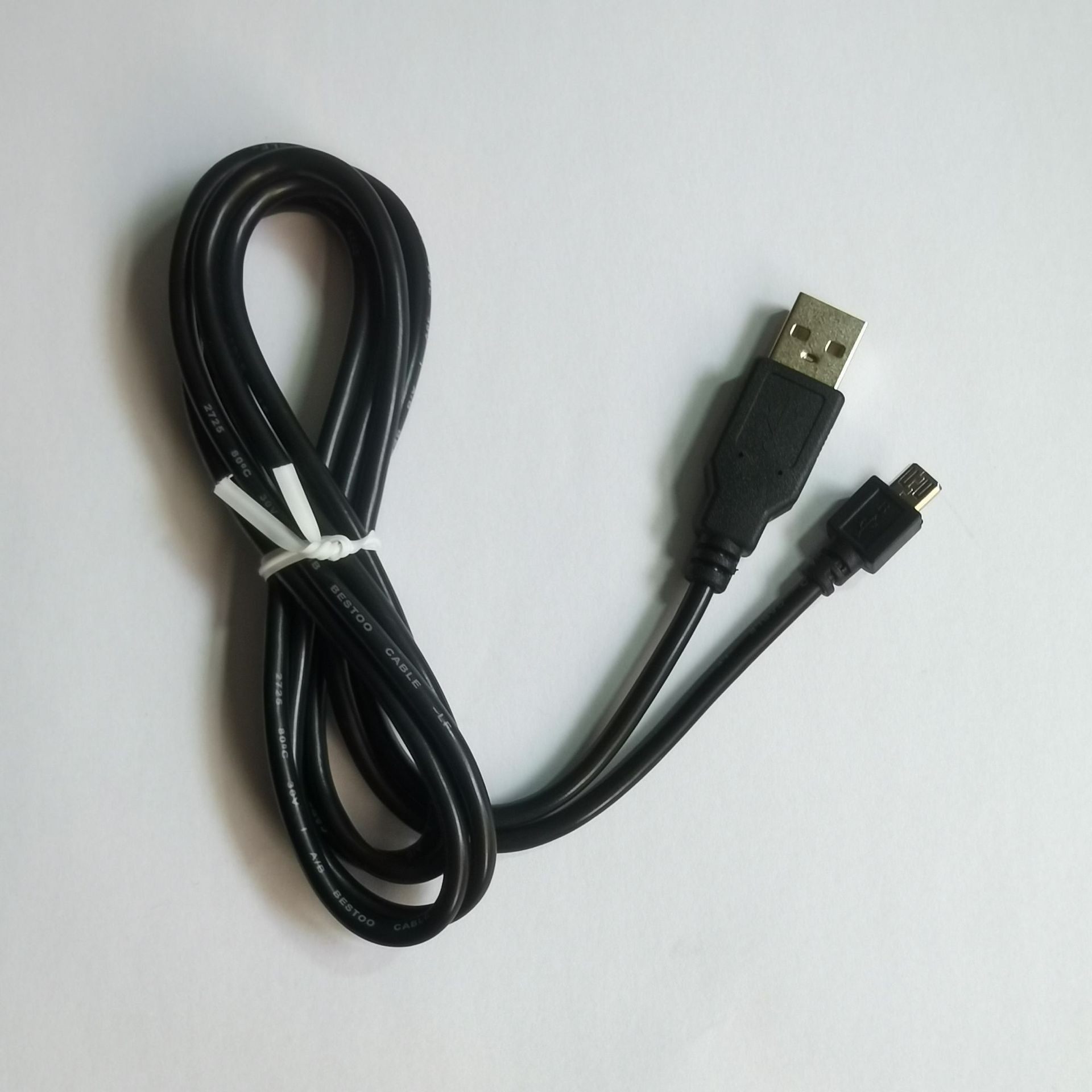 PS4手柄充电线USB数据线micro5p1.5M黑色防原款白扎