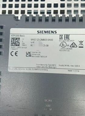 议价KTP1200 Basic触摸屏，型号6AV2 123可维修