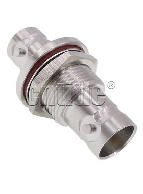 75欧 全铜耐高温BNC母头转BNC母头 带防水圈 穿板连接器BNC-75KKY