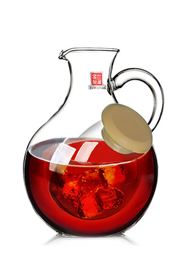一屋窑耐热玻璃红酒醒酒器双层冰饮料调味瓶温酒壶酱油醋瓶公道杯