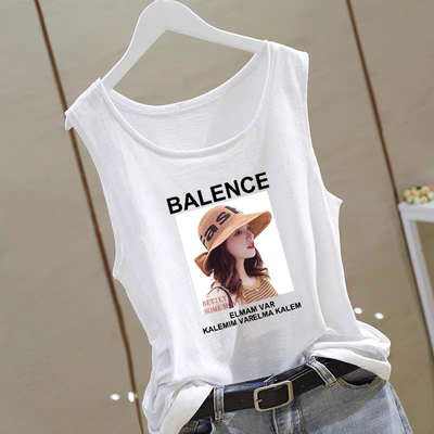 2025夏季新款纯棉背心女韩版宽松