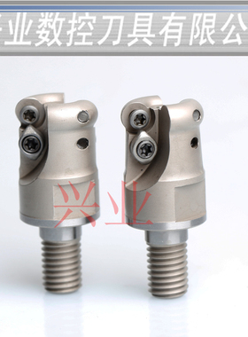 台湾锁牙式连接刀头 EMRM-5R35-3T-M16圆鼻锁牙式铣刀 35R5铣刀头