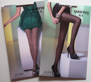 丝袜特价 2332性感透肉超薄夏季 清仓 袜2331 寓美包芯丝T档提花连裤