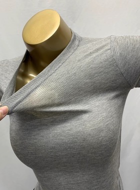 买它！进店bi留！特别的百搭 性感紧身显廋微透短袖薄款韩国T恤女