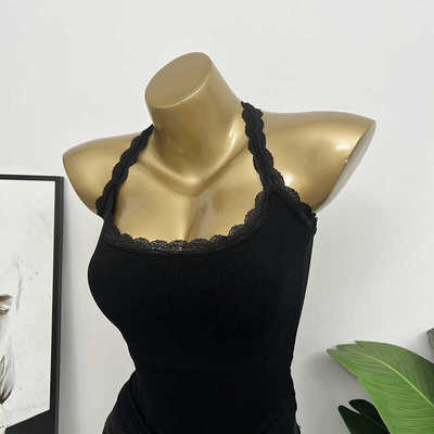 贴身感也刚好复古吊带背心女夏