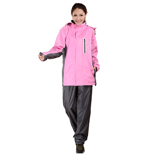 加棉冬天雨衣女雨裤套装男加厚双层加绒分体冬季防水防风保暖防寒