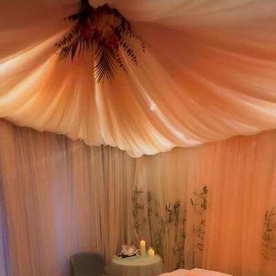 浪漫先生密龄贝儿纱幔吊顶天花板