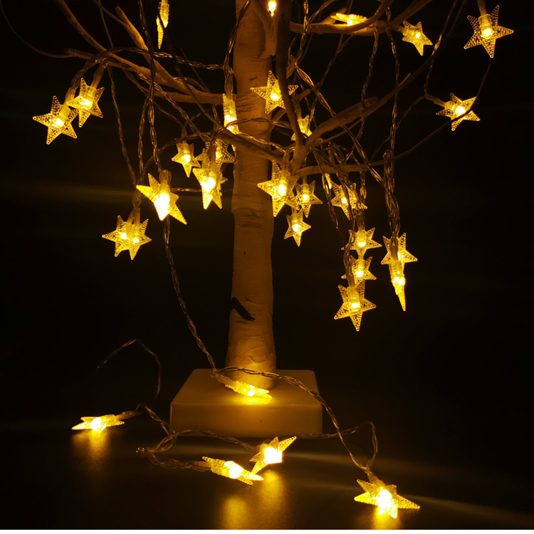 夜市露营摆摊卧室房间宿舍春节过年彩灯闪灯串灯户外满天星氛围灯