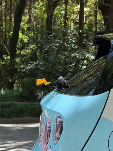 蔚来萤火虫专用 按电尾门萤火虫尾巴 装饰 防撞贴 原创创意设计