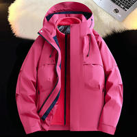 Diyu Shenlong three-in-one men's and women's jackets, dopamine three-proof outdoor couple jackets, windproof mountaineering suits thumbnail 4