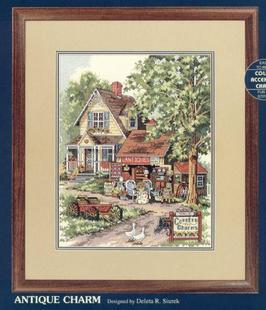 刘年锦绣 正品DMC线R线十字绣 自配套件 非印花 DIM13608 古董店