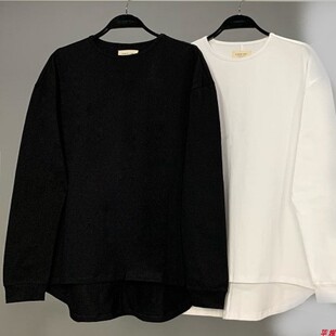 fog 纯色简约高街内搭叠穿潮牌宽松T恤打底衫长袖男