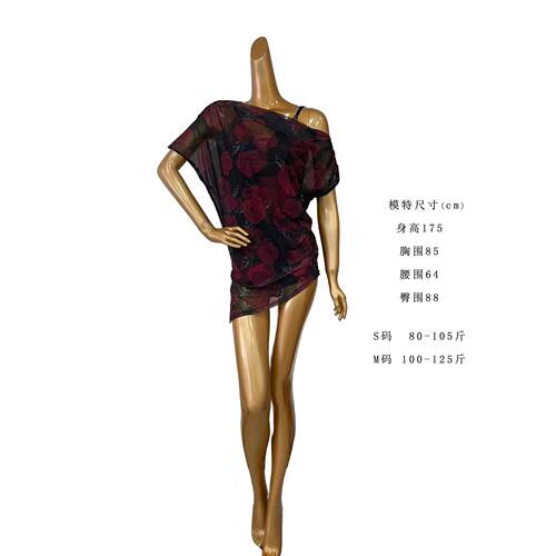 专业拉丁舞服上衣女成人宽松版外搭罩衫2026夏季新款国标舞练功服