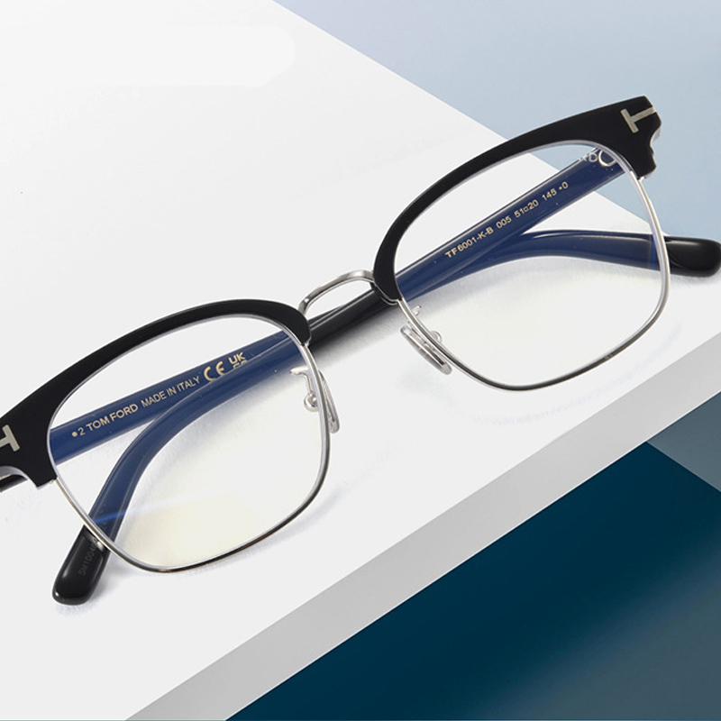 汤姆福特TF眉毛半框眼镜架