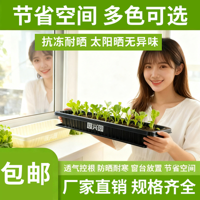 塑料阳台种菜盆长方形神器