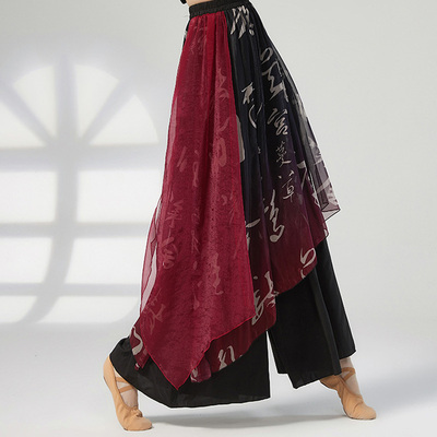 共妍舞蹈服古风雪纺裙裤