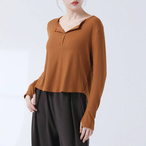 小V领舞蹈服秋冬新品舞蹈生穿搭