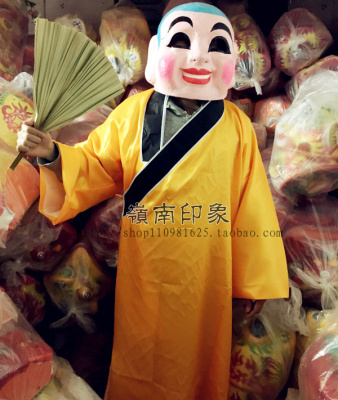 大头佛面具佛公醒狮娃娃头套舞狮