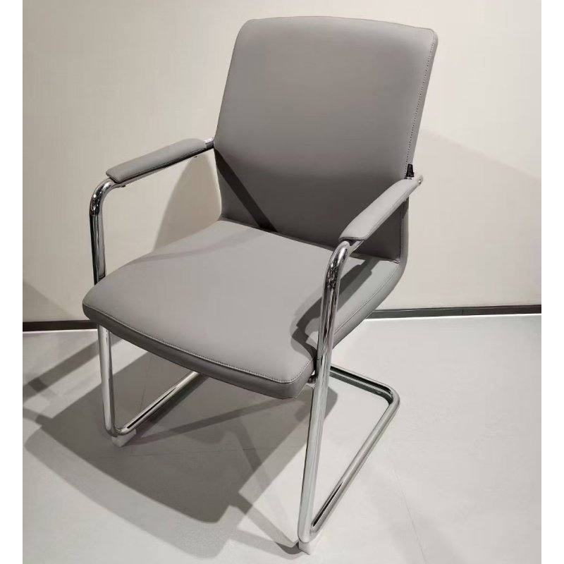 舒适电脑椅家用办公椅弓形椅子会议椅接待椅皮椅职员椅人体工学椅