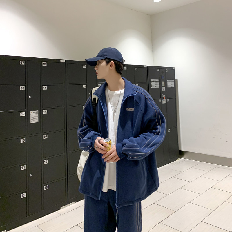 运动套装男休闲时尚2021新款黑色百搭炸街两件套404-2-TZ22,男装休闲套装,星座409(原A307）