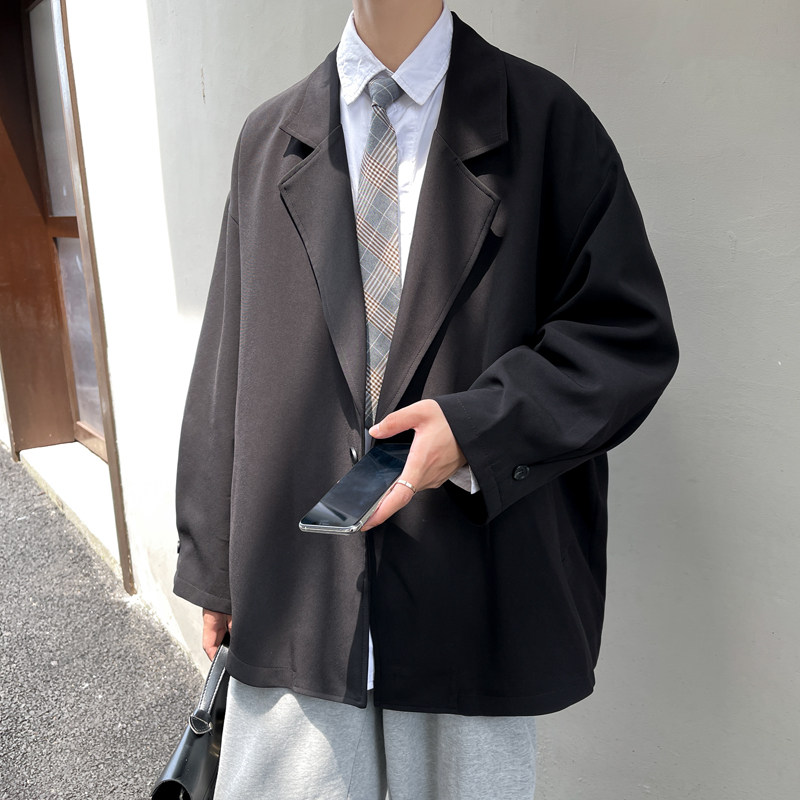 西装外套薄款2021秋新款韩版垂感宽松休闲西服XZ404-2-XF06,男装西服,星座409(原A307）