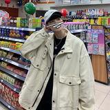 牛仔夹克男潮流宽松休闲外套春季港风ins痞帅外套xz404-2-J02，男装夹克，星座409(原A307）