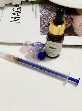 8/12/16MM粉紫色单孔防漏精油珠DIY香水饰品水晶琉璃圆珠首饰配件