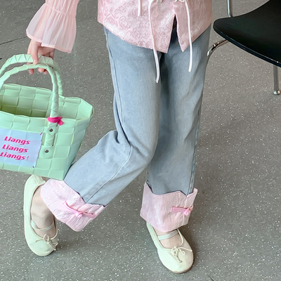 【小梨专享】女童春秋牛仔裤新款秋装秋款长裤裤子DY11837