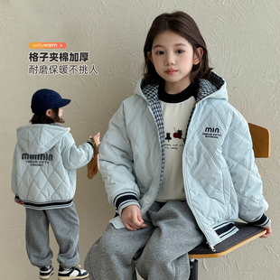 【小梨专享】女童夹棉外套冬款2025新款洋气儿童加厚冬装Q14100