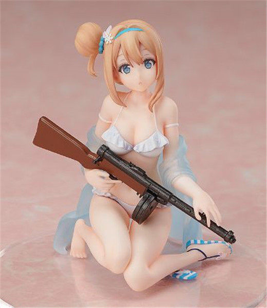 新款 少女前线 日系美少女索米 kp31 泳装 仲夏夜的精灵 盒装手办