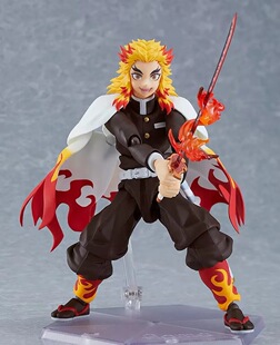 鬼灭 figma 553# 炼狱杏寿郎 炎柱 关节可动 模型 盒装手办