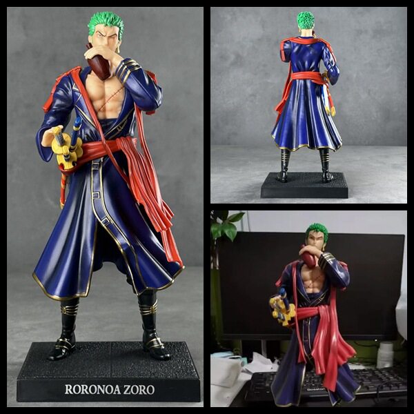 动漫 海贼王 海贼荣耀 gk 军装索隆 喝酒 武士 站姿 盒装手办