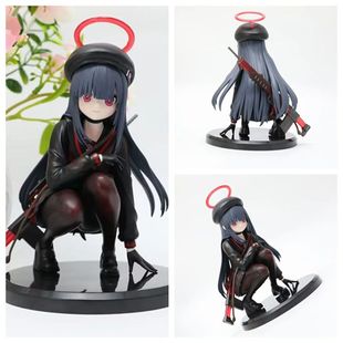 碧蓝档案 杂鱼酱 蹲姿 游戏周边 美少女机箱摆件桌面模型公仔手办