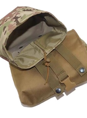 户外迷彩molle战术回收袋收集袋大收纳袋牛津布随身杂物包回收包