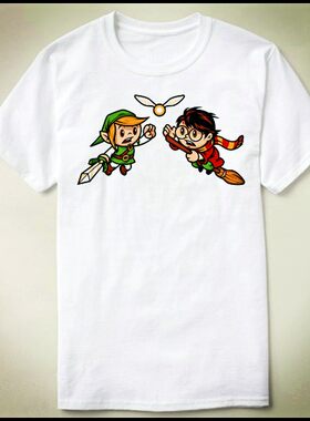 HarryPotter哈利波特TeeShirt圆领衣服上衣T恤成人Zeldalink6